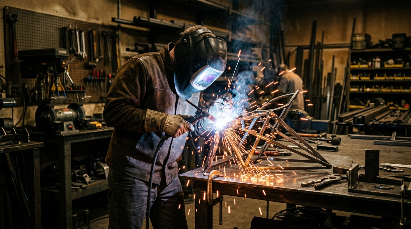 Professional welding work